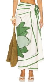 Ancora Orchis Pareo In Ivory Green at Revolve